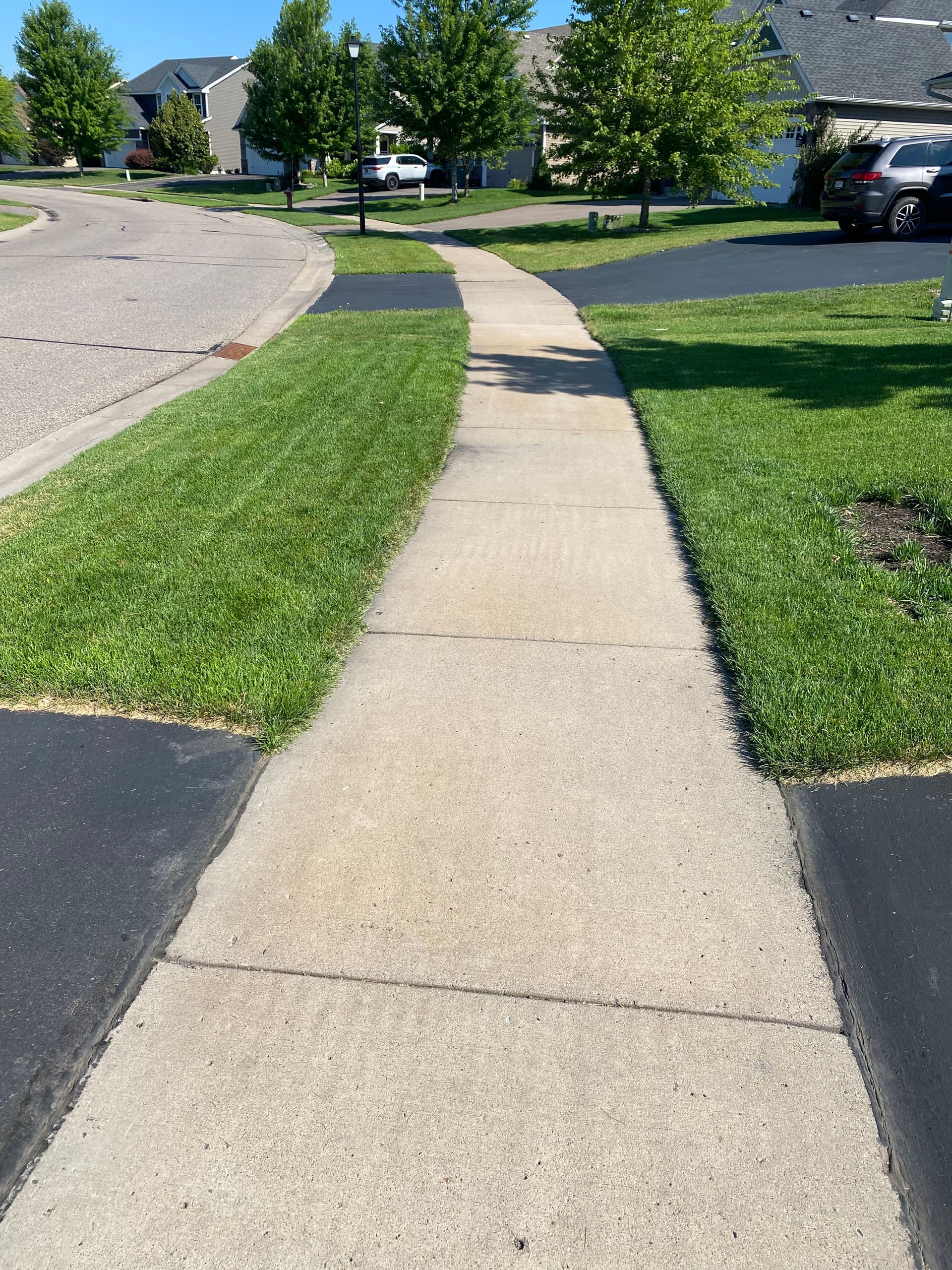 Clean Sidewalk Edging That Sharpens Your Whole Yard in Otsego image
